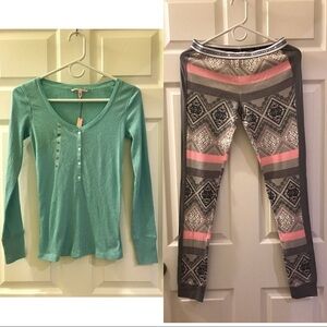 Pajama SET 💖 Victoria Secret Shirt + Long Pants